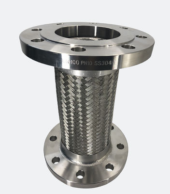 SS 304 Edelstahl Metall Gartenschlauch Flansche Wellgut-Klimatisierung Tank Metall Schlauch geflochten
