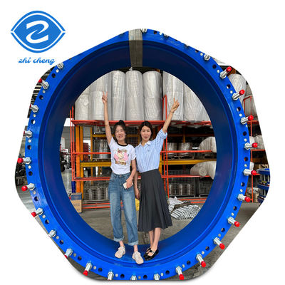 Flankenabbau Teleskopverbindung für Hdpe-Rohre ISO-Bohrungen Doppelflansche Gusseisenventilbefestigungen
