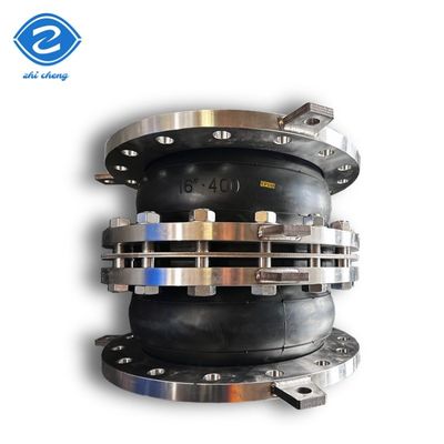 Flexible Connector Coupling Pipeline Ss304 oder Carbon Steel ANSI 150LBS Flange Bellows Rubber Expansion Joint angepasst