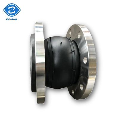 Kautschuk-Erweiterungsschwellen Kompensator DN450 DN100 Kugelanschluss Epdm Einflansche Kugel Schwellen Flexibles Erweiterungsgummigewinde