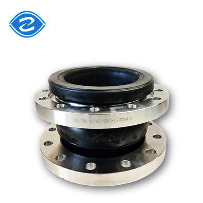 Anti-freeze Rubber Expansion Joint For Urban Heating Pipelines EPDM Rubber Reinforced Expansion Joint With 304 Stainless Steel Wire Anti-corrosion For Wastewater Treatment